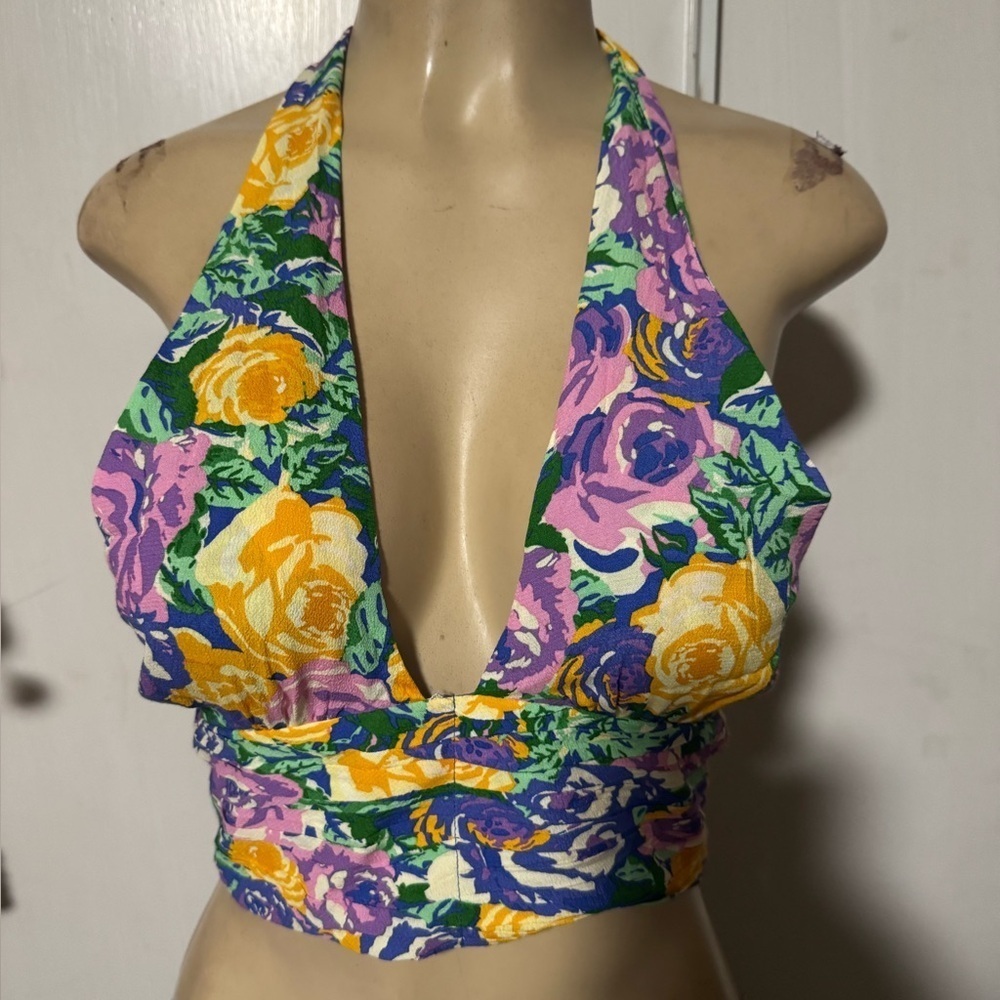 zara floral top